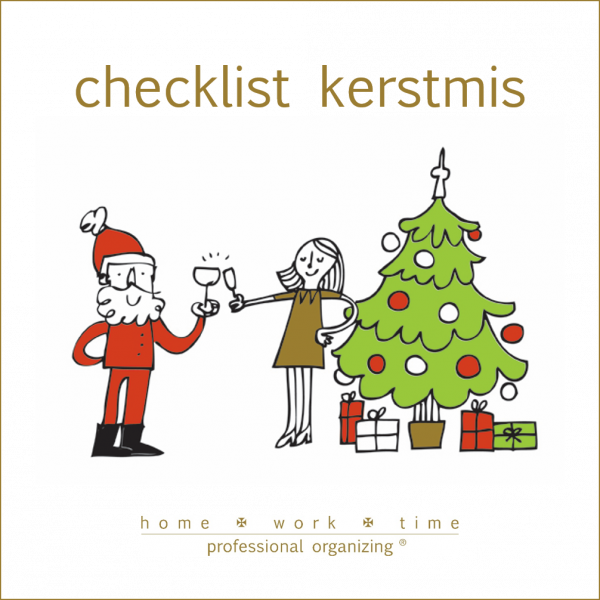 checklist kerstmis