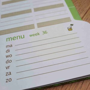 homeworktime planner 2024 weekoverzicht menu