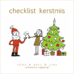 checklist kerstmis