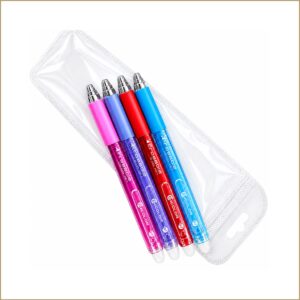 uitgumbare gelpennen - set van 4